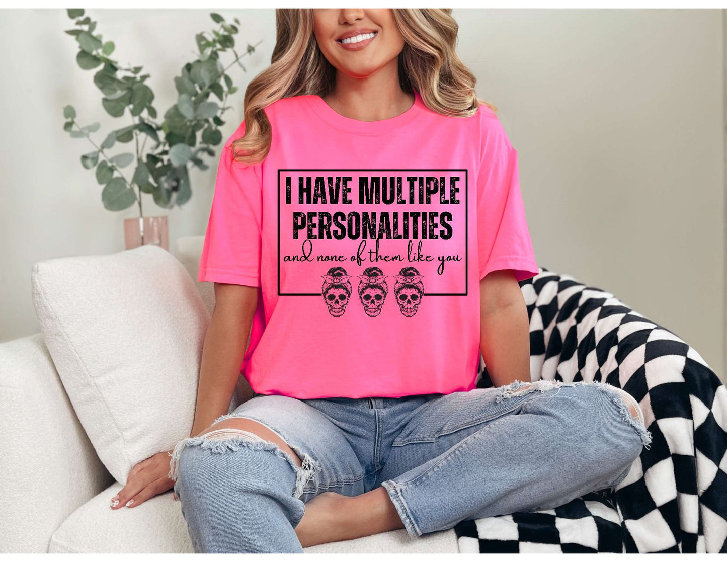 Multiple Personalities Snarky Sassy Bold Sweatshirt/T-shirt