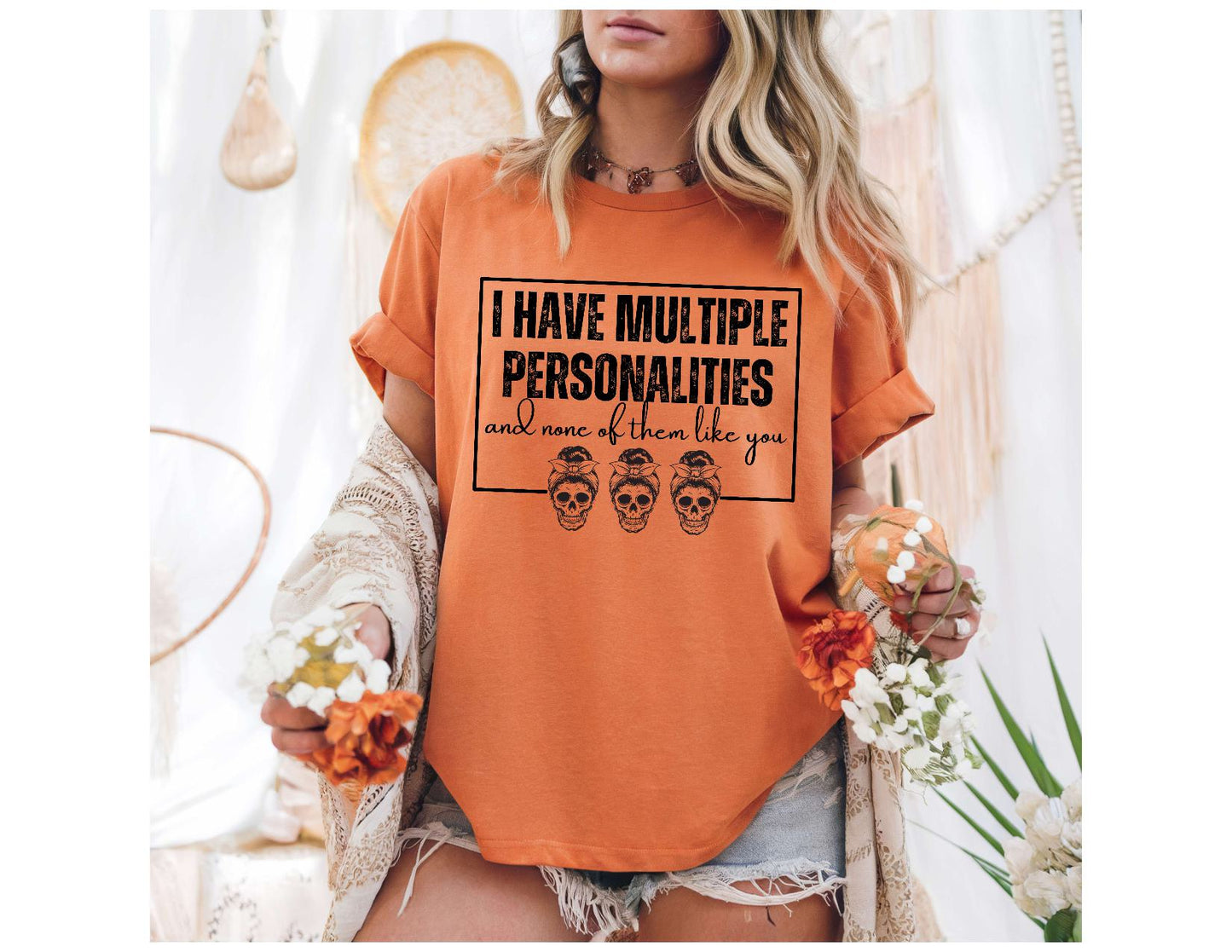 Multiple Personalities Snarky Sassy Bold Sweatshirt/T-shirt
